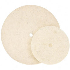 WALTER Surface Technologies - 7" Diam, Unmounted Buffing Wheel - Hook & Loop Felt Disc, High Density Density - Exact Tool & Supply