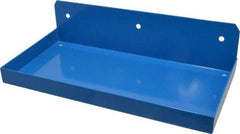 Triton - 12" Long Blue Pegboard Shelf - For Use with DuraBoards/Pegboards - Exact Tool & Supply