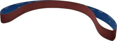 Norton - 2" Wide x 72" OAL, 80 Grit, Ceramic Abrasive Belt - Ceramic, Medium, Coated, Y Weighted Cloth Backing, Series R981 - Exact Tool & Supply