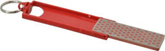 DMT - Fine Grade, Diamond Whetsone Sharpener - 25 Micron, Diamond Area 2-3/4" Long x 15/16" Wide, 5-1/2" Open Length, 2-11/16" Closed Length - Exact Tool & Supply