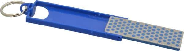 DMT - Coarse Grade, Diamond Mini Sharp Sharpener - 45 Micron, Diamond Area 2-3/4" Long x 15/16" Wide, 5-1/2" Open Length, 2-11/16" Closed Length - Exact Tool & Supply