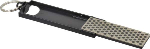 DMT - Extra Coarse Grade, Diamond Mini Sharp Sharpener - 60 Micron, Diamond Area 2-3/4" Long x 15/16" Wide, 5-1/2" Open Length, 2-11/16" Closed Length - Exact Tool & Supply