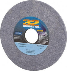 Norton - 6" Diam x 1-1/4" Hole x 1/4" Thick, K Hardness, 80 Grit Surface Grinding Wheel - Aluminum Oxide, Type 1, Medium Grade, 4,140 Max RPM, Vitrified Bond, No Recess - Exact Tool & Supply