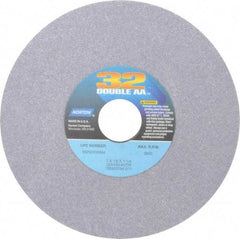 Norton - 7" Diam x 1-1/4" Hole x 1/2" Thick, K Hardness, 80 Grit Surface Grinding Wheel - Aluminum Oxide, Type 1, Medium Grade, 3,600 Max RPM, Vitrified Bond, No Recess - Exact Tool & Supply