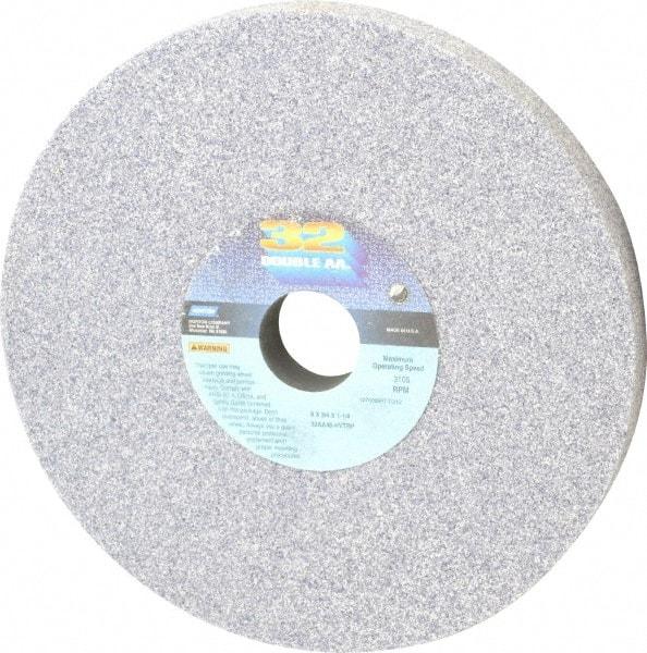 Norton - 8" Diam x 1-1/4" Hole x 3/4" Thick, H Hardness, 46 Grit Surface Grinding Wheel - Aluminum Oxide, Type 1, Coarse Grade, 3,105 Max RPM, Vitrified Bond, No Recess - Exact Tool & Supply