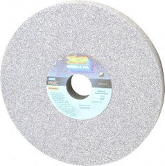 Norton - 8" Diam x 1-1/4" Hole x 3/4" Thick, H Hardness, 46 Grit Surface Grinding Wheel - Aluminum Oxide, Type 1, Coarse Grade, 3,105 Max RPM, Vitrified Bond, No Recess - Exact Tool & Supply