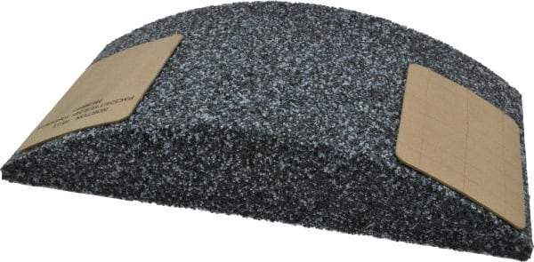 Norton - 11-1/4" Wide x 6" High x 2-1/4" Thick Grinding Segment - 24 Grit, Hardness F, Blue Print No. ME30777 - Exact Tool & Supply