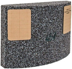 Norton - 11-1/4" Wide x 8" High x 3" Thick Grinding Segment - 24 Grit, Hardness F, Blue Print No. ME100703B - Exact Tool & Supply