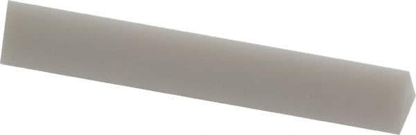 Norton - 3" Long x 1/2" Wide x 1/2" Thick, Novaculite Sharpening Stone - Triangle, Ultra Fine Grade - Exact Tool & Supply