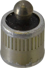 Vlier - 7/16" Body Diam, 0.45" Body Length, 0.2" Nose Diam, 0.24" Nose Length, Spring Locating Pin - 4.5 Lb Final End Force, Aluminum Body, Alloy Steel Nose - Exact Tool & Supply