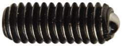 Vlier - 1/2-13, 0.281" Ball Diam, 1.05" Body Length, 0.072" Max Ball Reach, Threaded Ball Plunger - Stainless Steel Body, Stainless Steel Ball, 6 Lb Initial End Force, 12 Lb Final End Force - Exact Tool & Supply