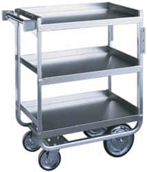 Lakeside - 650 Lb Capacity, 22-3/8" Wide x 38-5/8" Long x 37-1/8" High Standard Utility Cart - Exact Tool & Supply