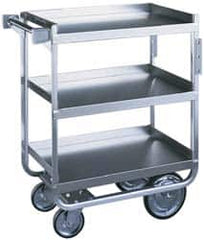 Lakeside - 650 Lb Capacity, 22-3/8" Wide x 38-5/8" Long x 37-1/8" High Standard Utility Cart - Exact Tool & Supply