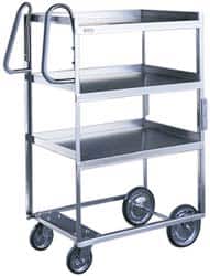 Lakeside - 700 Lb Capacity, 18-5/8" Wide x 35-3/8" Long x 43" High Ergonomic Utility Cart - Exact Tool & Supply