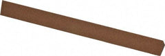 Norton - 4" Long x 3/8" Wide x 3/8" Thick, Aluminum Oxide Sharpening Stone - Triangle, Medium Grade - Exact Tool & Supply