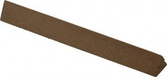 Norton - 4" Long x 1/2" Wide x 1/2" Thick, Aluminum Oxide Sharpening Stone - Triangle, Medium Grade - Exact Tool & Supply
