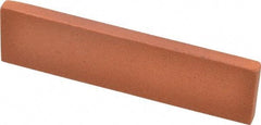 Norton - 4" Long x 1" Wide x 1/4" Thick, Aluminum Oxide Sharpening Stone - Rectangle, Fine Grade - Exact Tool & Supply