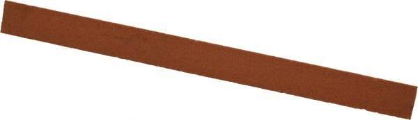 Norton - 6" Long x 1/2" Wide x 1/2" Thick, Aluminum Oxide Sharpening Stone - Triangle, Fine Grade - Exact Tool & Supply
