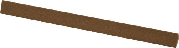 Norton - 6" Long x 1/2" Wide x 1/2" Thick, Aluminum Oxide Sharpening Stone - Triangle, Medium Grade - Exact Tool & Supply