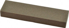 Norton - 4" Long x 1" Wide x 1/2" Thick, Aluminum Oxide Sharpening Stone - Rectangle, Coarse Grade - Exact Tool & Supply