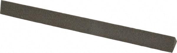 Norton - 6" Long x 1/2" Wide x 1/2" Thick, Aluminum Oxide Sharpening Stone - Triangle, Coarse Grade - Exact Tool & Supply