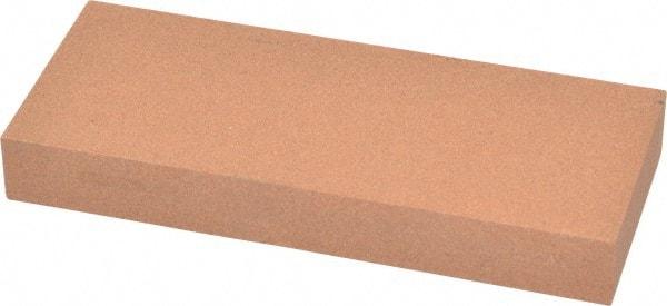 Norton - 5" Long x 2" Wide x 5/8" Thick, Aluminum Oxide Sharpening Stone - Rectangle, Medium Grade - Exact Tool & Supply