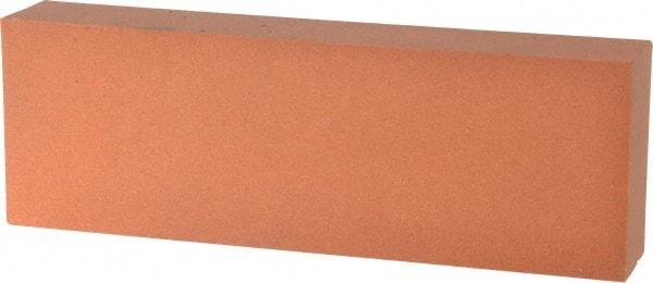 Norton - 6" Long x 2" Wide x 1" Thick, Aluminum Oxide Sharpening Stone - Rectangle, Fine Grade - Exact Tool & Supply