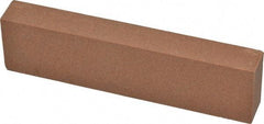 Norton - 4" Long x 1" Wide x 1/2" Thick, Aluminum Oxide Sharpening Stone - Rectangle, Medium Grade - Exact Tool & Supply