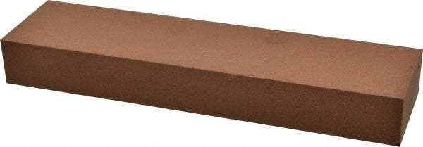 Norton - 8" Long x 2" Wide x 1" Thick, Aluminum Oxide Sharpening Stone - Rectangle, Medium Grade - Exact Tool & Supply