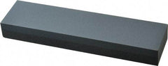 Norton - 8" Long x 2" Wide x 1" Thick, Silicon Carbide Sharpening Stone - Rectangle, Coarse, Fine Grade - Exact Tool & Supply