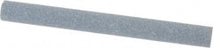 Norton - 4" Long x 3/8" Diam x 3/8" Thick, Silicon Carbide Sharpening Stone - Round, Medium Grade - Exact Tool & Supply