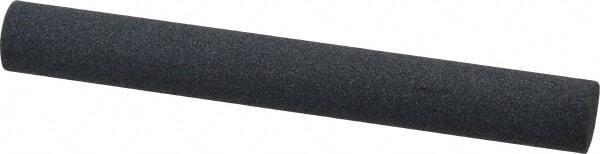 Norton - 4" Long x 1/2" Diam x 1/2" Thick, Silicon Carbide Sharpening Stone - Round, Medium Grade - Exact Tool & Supply
