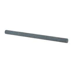Value Collection - Round, Silicon Carbide, Toolroom Finishing Stick - 4" Long x 1/4" Wide, Medium Grade - Exact Tool & Supply