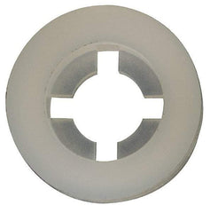 Made in USA - #6 Screw, 0.128" ID, Nylon Internal Tooth Lock Washer - 21/64" OD, Grade 6/6 - Exact Tool & Supply