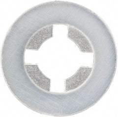 Made in USA - #8 Screw, 0.152" ID, Nylon Internal Tooth Lock Washer - 25/64" OD, Grade 6/6 - Exact Tool & Supply