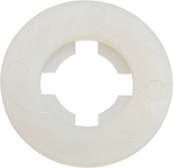 Made in USA - 7/16" Screw, 0.41" ID, Nylon Internal Tooth Lock Washer - 1-1/32" OD, Grade 6/6 - Exact Tool & Supply