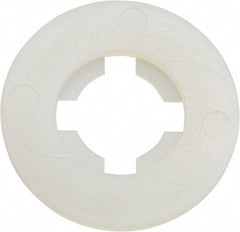 Made in USA - 7/16" Screw, 0.41" ID, Nylon Internal Tooth Lock Washer - 1-1/32" OD, Grade 6/6 - Exact Tool & Supply