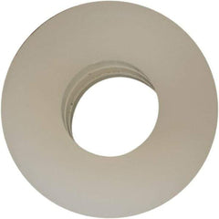 Made in USA - #8 Screw, Grade 6/6 Nylon Standard Flat Washer - 4.34mm ID x 3/8" OD, 3.18mm Thick - Exact Tool & Supply