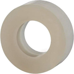 Made in USA - #10 Screw, Grade 6/6 Nylon Standard Flat Washer - 4.93mm ID x 3/8" OD, 3.18mm Thick - Exact Tool & Supply
