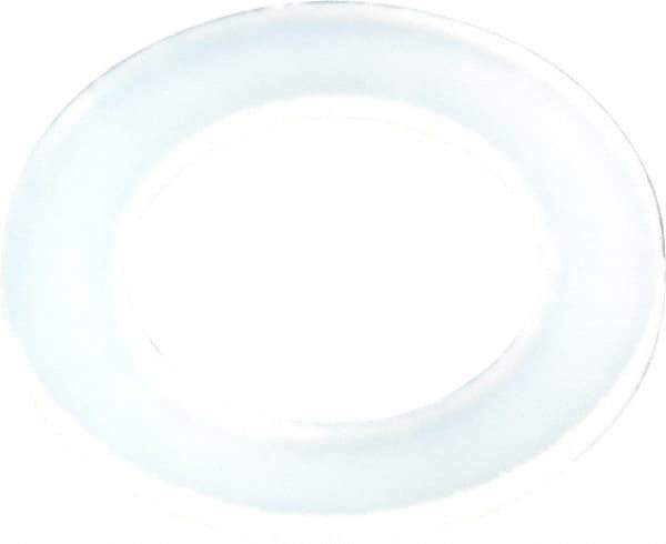 Made in USA - 5/16" Screw, Grade 6/6 Nylon Standard Flat Washer - 8.05mm ID x 1/2" OD, 0.81mm Thick - Exact Tool & Supply