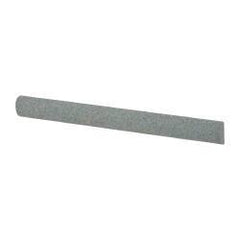 Value Collection - Half Round, Aluminum Oxide, Toolroom Finishing Stick - 4" Long x 3/8" Wide, Medium Grade - Exact Tool & Supply