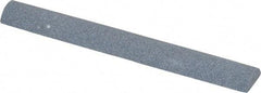 Value Collection - Half Round, Aluminum Oxide, Toolroom Finishing Stick - 4" Long x 1/2" Wide, Coarse Grade - Exact Tool & Supply