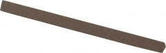 Value Collection - Three Square, Aluminum Oxide, Toolroom Finishing Stick - 4" Long x 1/4" Wide, Fine Grade - Exact Tool & Supply