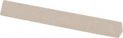 Value Collection - Three Square, Aluminum Oxide, Toolroom Finishing Stick - 4" Long x 1/2" Wide, Fine Grade - Exact Tool & Supply