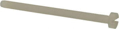 Made in USA - M3x0.50 Metric Coarse, 42mm Length Under Head Slotted Drive Machine Screw - Cheese Head, Grade 6/6 Nylon, Uncoated, Without Washer - Exact Tool & Supply