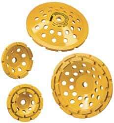 DeWALT - 4" Diam, Surface Grinding Wheel - Diamond, 15,000 Max RPM - Exact Tool & Supply