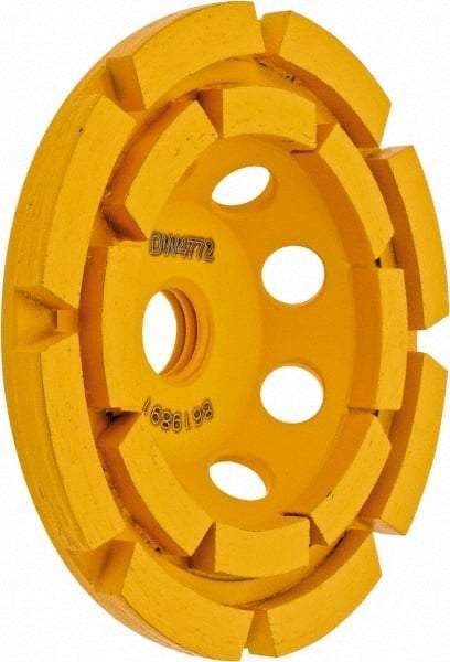 DeWALT - 4" Diam, Surface Grinding Wheel - Diamond, 15,000 Max RPM - Exact Tool & Supply