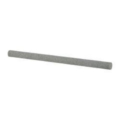 Value Collection - Round, Aluminum Oxide, Toolroom Finishing Stick - 4" Long x 1/4" Wide, Medium Grade - Exact Tool & Supply