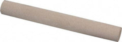 Value Collection - Round, Aluminum Oxide, Toolroom Finishing Stick - 4" Long x 1/2" Wide, Fine Grade - Exact Tool & Supply