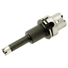 Iscar - 0.5mm to 10mm Capacity, 160mm Projection, HSK100A Hollow Taper, ER16 Collet Chuck - 0.0001" TIR, Through-Spindle - Exact Tool & Supply